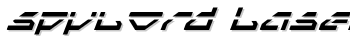 Spylord Laser Italic font